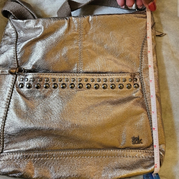 The SAK pewter leather crossbody - Picture 5 of 8